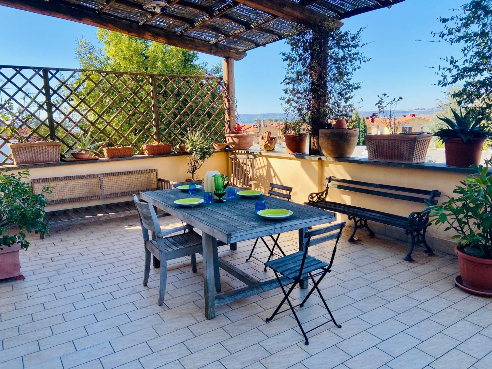 شقة La Terrazza Di Andrea بولسينا المظهر الخارجي الصورة